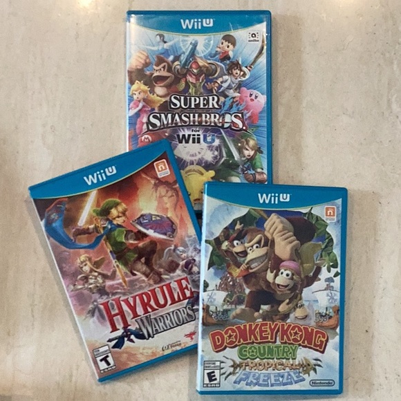 Wii U Games 3 Super Smash Bros Hyrule Warriors Donkey Kong Nintendo Wii U Game - Picture 7 of 7